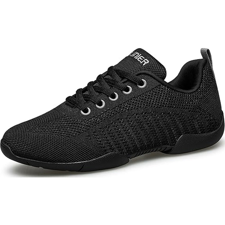 New Baxinier Girls Size 5 Black Lace Up Cheerleading Breathable Athletic Shoes