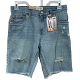New Levi's Boys Size 14 Regular 511 Slim 100% Cotton Denim Jean Knee Shorts