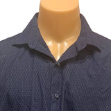 Alfani Large Men Fitted Performance 16-16.5 Easy Care Long Sleeve Buttoned Shirt
