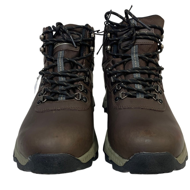 Khombu Mens Size 12 Brown Kenny Boots Lace Up Round Toe Waterproof Hiker Shoes