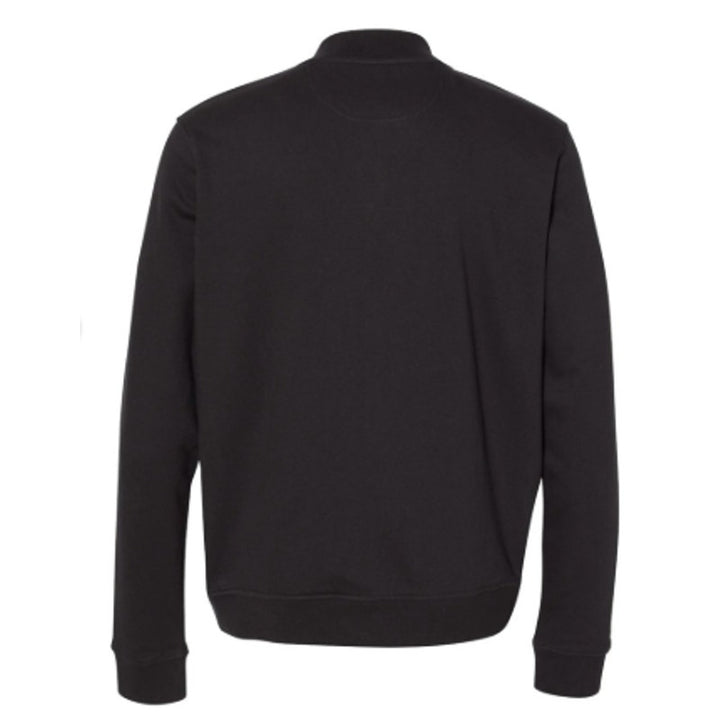 New Champion Mens Black Snap Up PolyCotton Athletic Wear Varsity Bomber Jacket