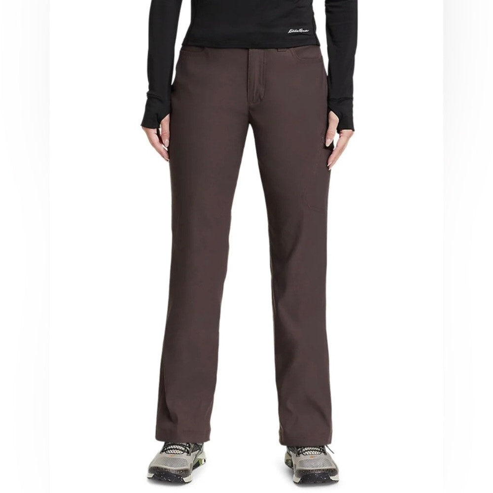 New Eddie Bauer Womens 20W Aubergine Purple Rainier UPF 50+ Pull On Jogger Pants