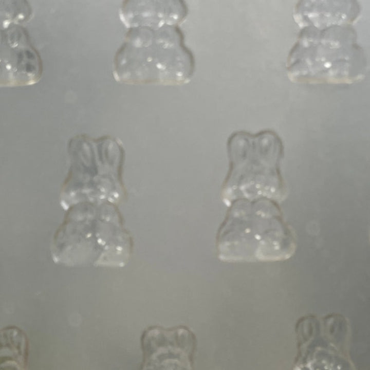 Set of 5 Plastic Easter Bunny Chick Egg Lamb Candy Mold 10" by 8" Trays