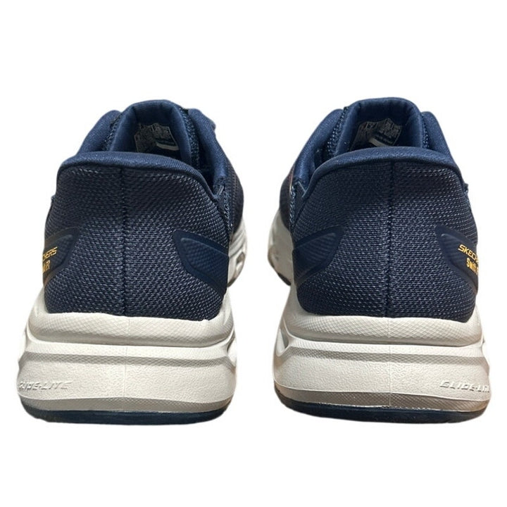 Skechers Mens Size 8 Navy Blue Mesh Hands Free Swift Fit Athletic Sneaker Shoes