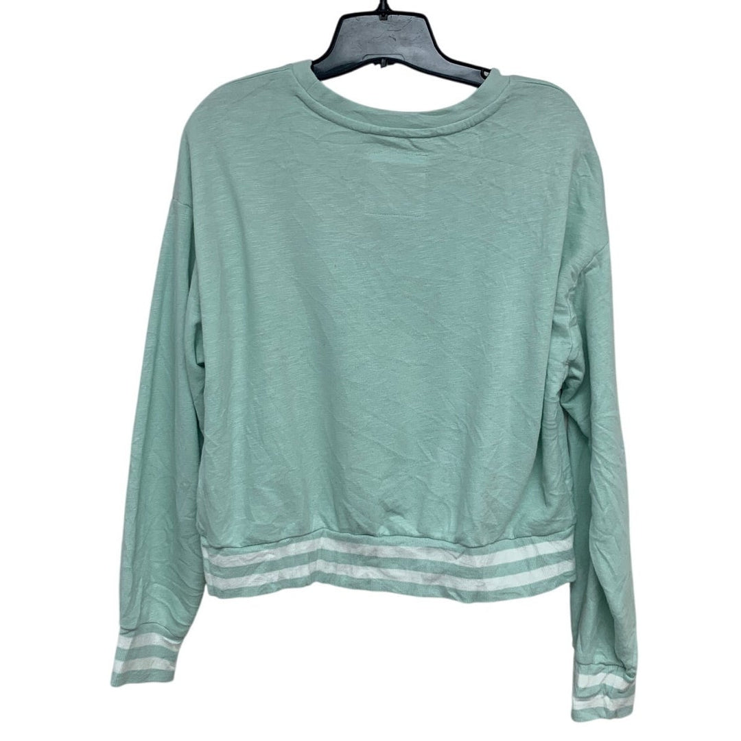 Upcycled Hand Printed Womens Medium Ms Rachel University Long Sleeve Sweatshirt