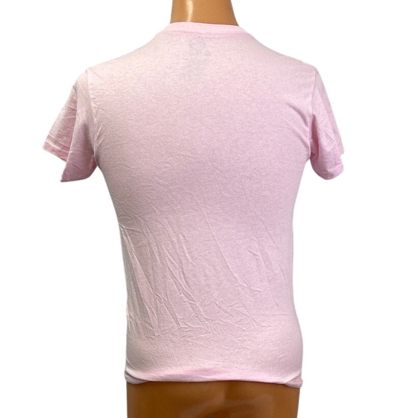 The Simpsons Mens Small Krusty The Clown 100% Cotton Pink Short Sleeve Tee Shirt
