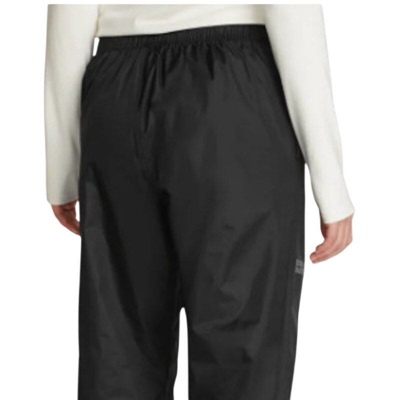 New Eddie Bauer Womens XXL Black RipPac Stretch Waterproof Jogger Rain Pants