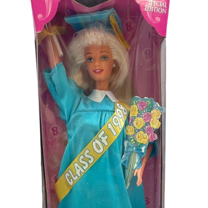 Vintage Class of 1998 Limited Edition Graduation Barbie in Original Damaged Box