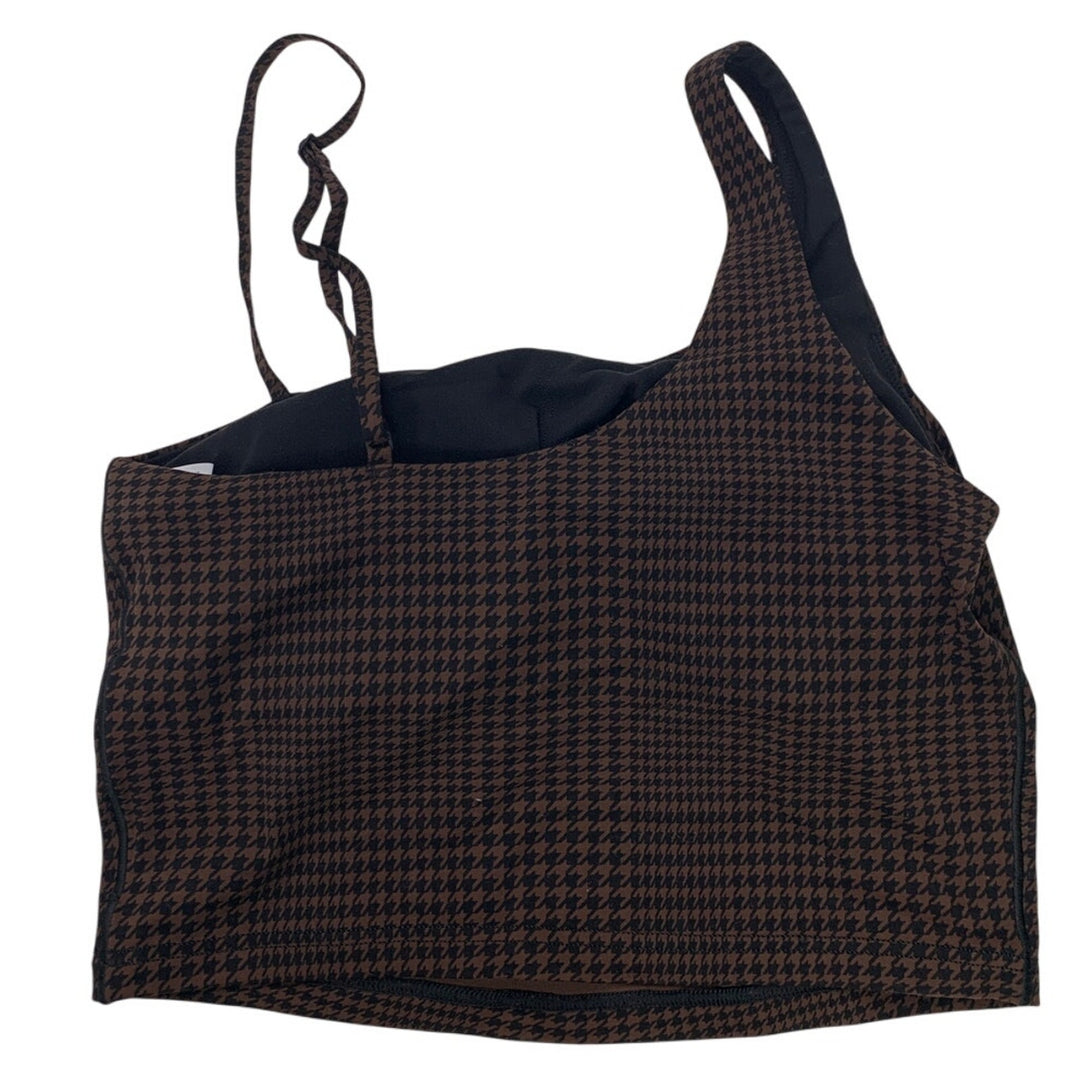 New Offline by Aerie Womens XXL Houndstooth Adjustable Strap Sports Bra Top