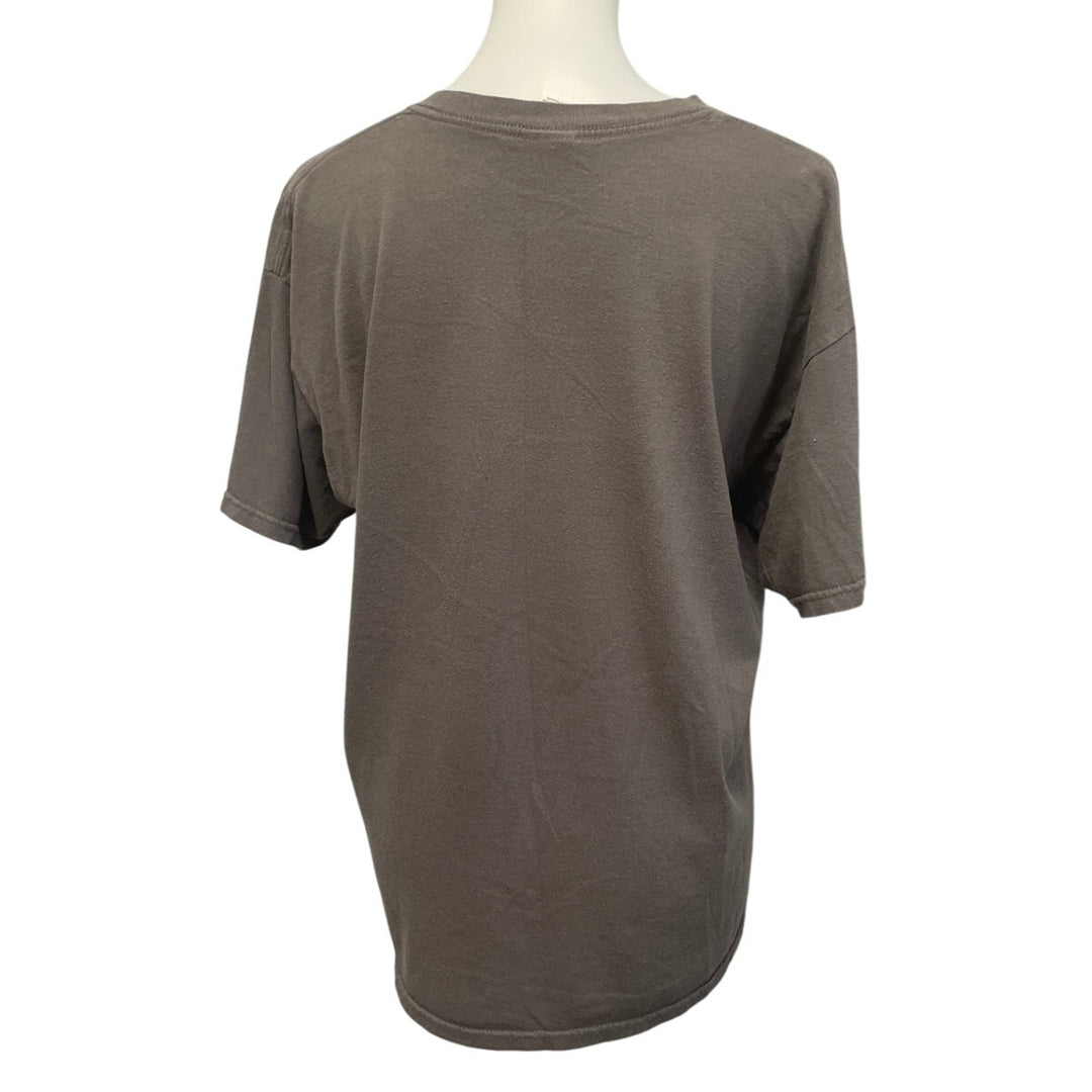 Gildan Mens Large 100% Cotton Royal Motors Short Sleeve Crew Neck Tee Shirt