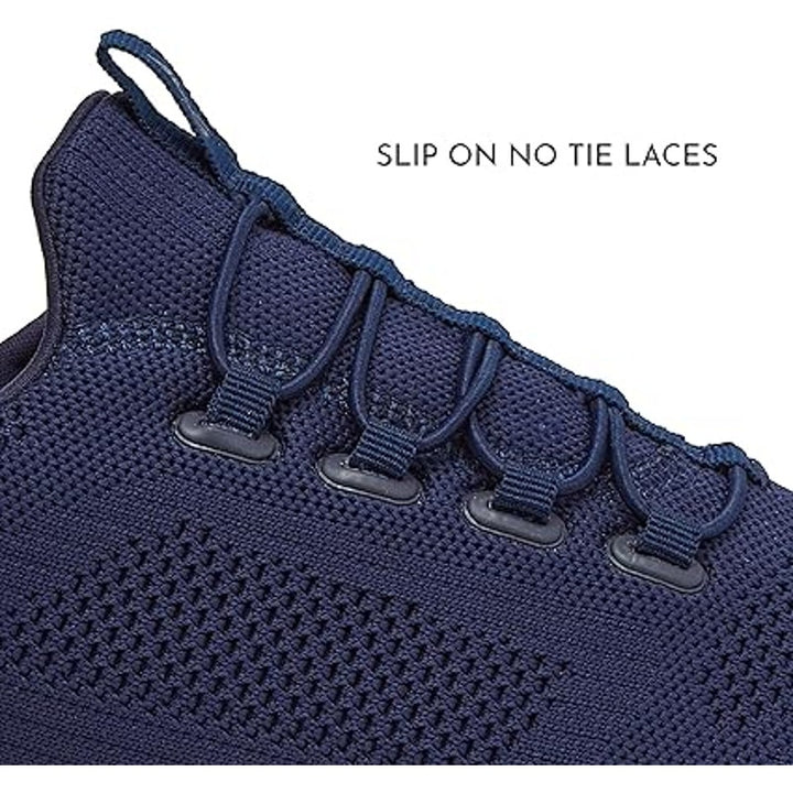 Avia Womens Size 6 Navy Blue Anchor Mesh Slip On Slip Resistant Non Skid Shoes