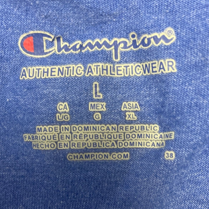 Champion Mens Large St Louis Blues Hockey Short Sleeve Crew Neck Tee Shirt