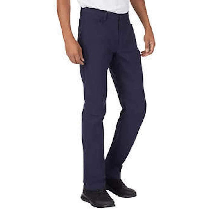New Eddie Bauer Mens Navy Atlantic Blue UPF 50+ Strech Tech Pants w Pockets