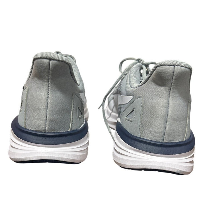 New PUMA Mens Size 13 Gray Mesh Navy Accent Lace Up Athletic Tennis Shoes