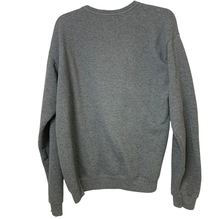 Upcycled Hand Printed Mens Medium Totally Rad Radish Long Slv Veggie Sweatshirt