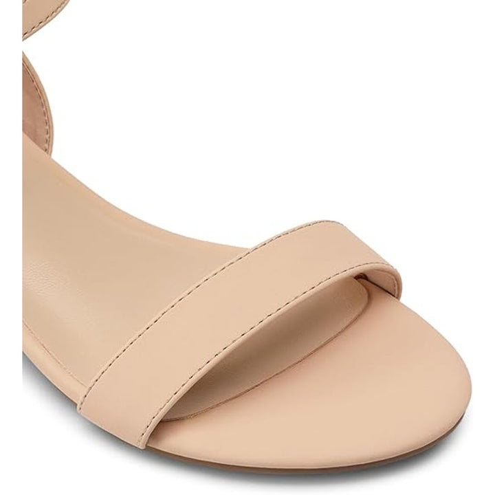 New Dream Pairs Womens 7.5 Tan Low Heel Dressy Slingback Ankle Strap Sandals