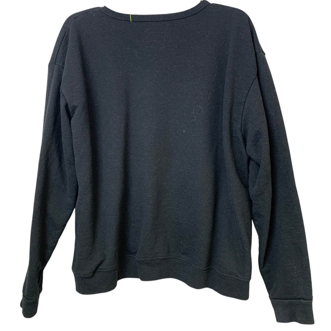 Upcycled Hand Printed 2XL No Story Should End Soon; Suicide Awareness Sweatshirt
