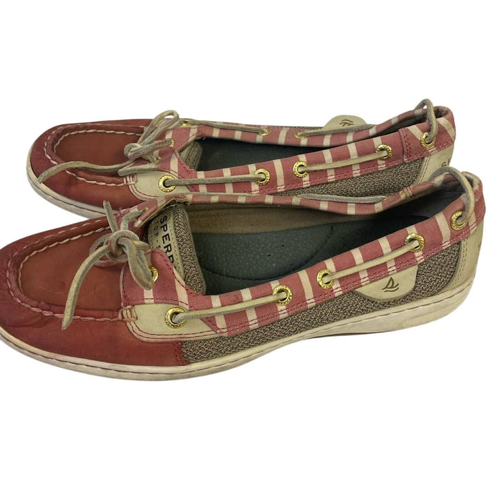 Sperry Top Sider Womens Size 8 Leather Side Laced Boat Shoes Slide On Loafers