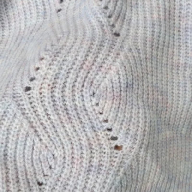 New Hippie Rose Juniors Medium Marled Mock-Neck PolyBlend Pastel Colors Sweater