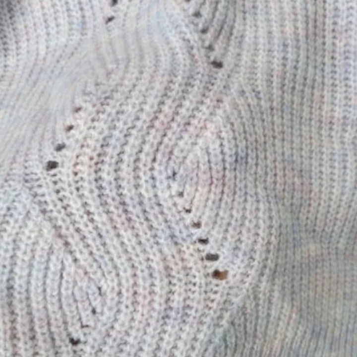 New Hippie Rose Juniors Medium Marled Mock-Neck PolyBlend Pastel Colors Sweater