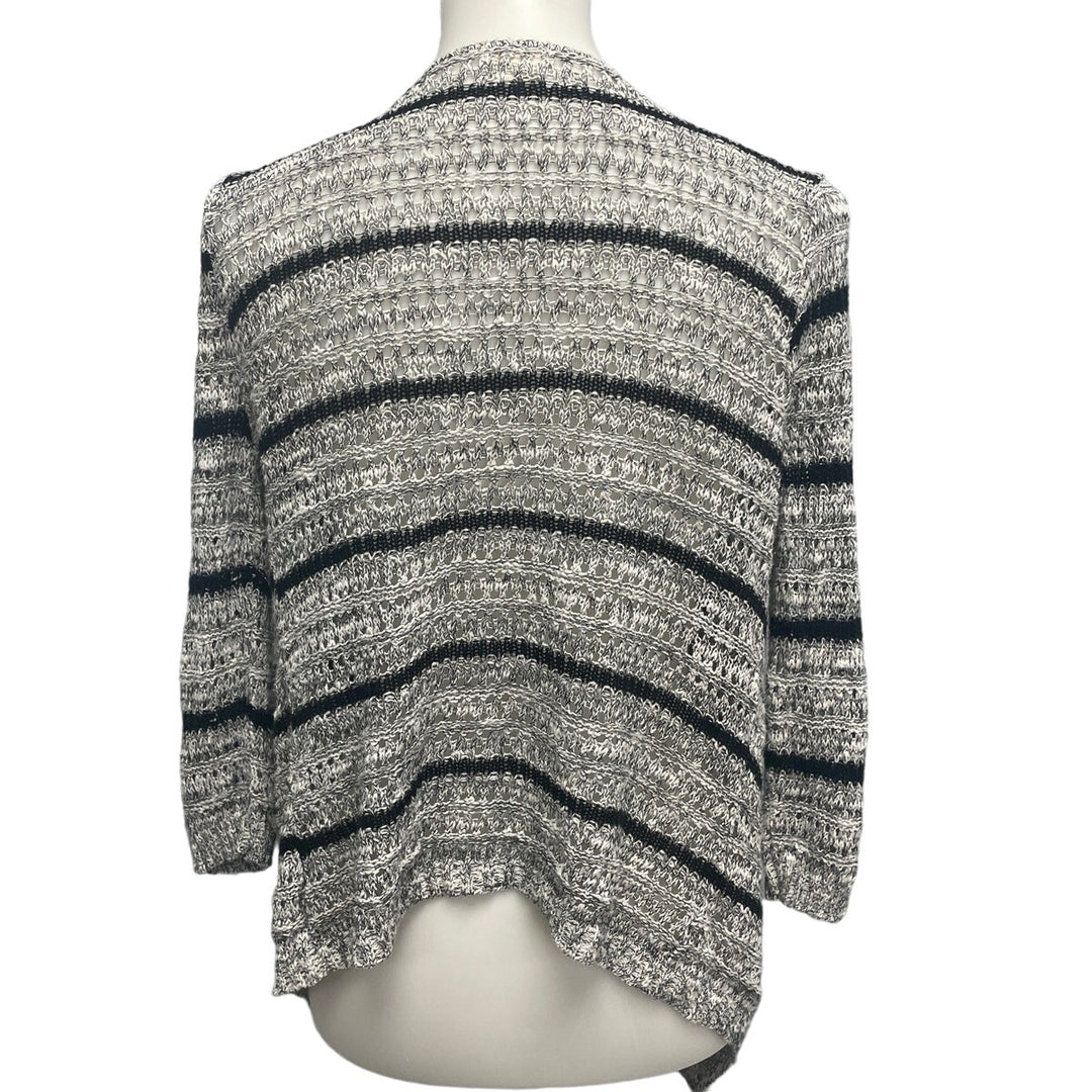 Mossimo Supply Co Womens Large PolyCotton Open Cardigan Loose Weave Sweater