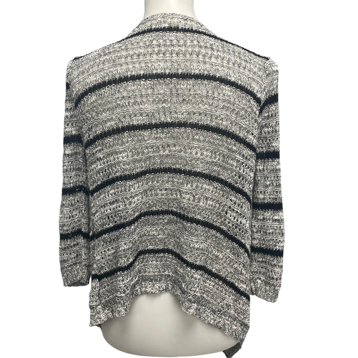 Mossimo Supply Co Womens Large PolyCotton Open Cardigan Loose Weave Sweater