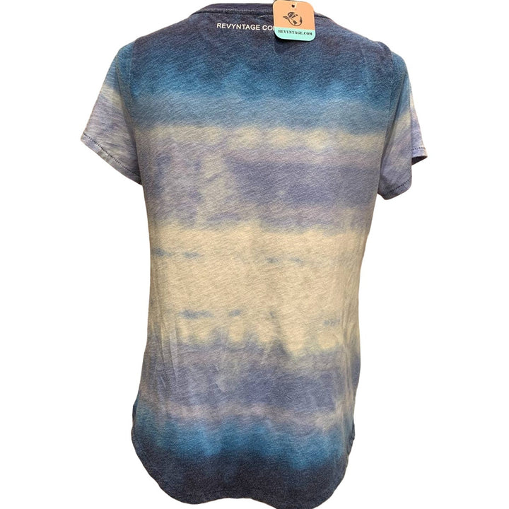 Hand Printed Upcycled Womens Medium Saving the Planet is My Superpower T-Shirt