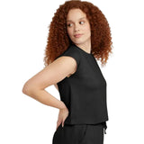 60 New Hanes Womens XS-XXL Black Cotton Cap Sleeve Muscle Tee Wholesale Lot