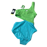 New Art Class Girls XL (14) Asymetrical One Shoulder 1PC Swim Swimsuit