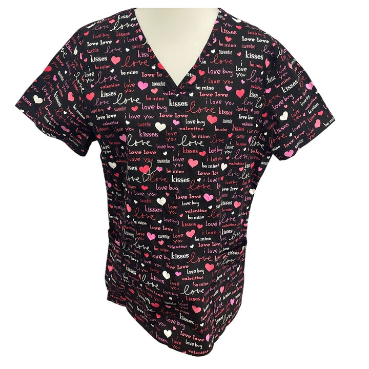 New Scrubs Womens Medium Valentine&