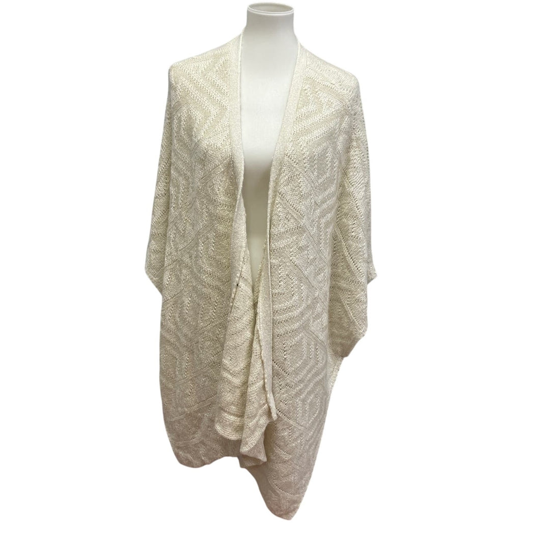 New Mossimo Womens S/M Short Sleeve Acrylic Blend Long Open Cardigan Sweater