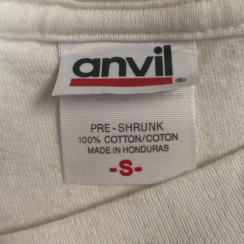 2007 Anvil Mens Small Chevron Houston Marathon Short Sleeve Crew Neck Tee Shirt