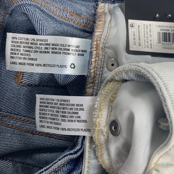 2 NWT New Art Class Girls Small (6/7) Factory Distressed Denim Jean Shorts