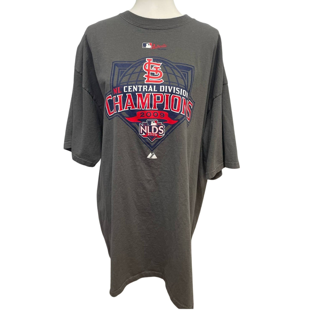 2009 St Louis Cardinals Baseball Mens XL NLDS Central Division Champs Tee Shirt