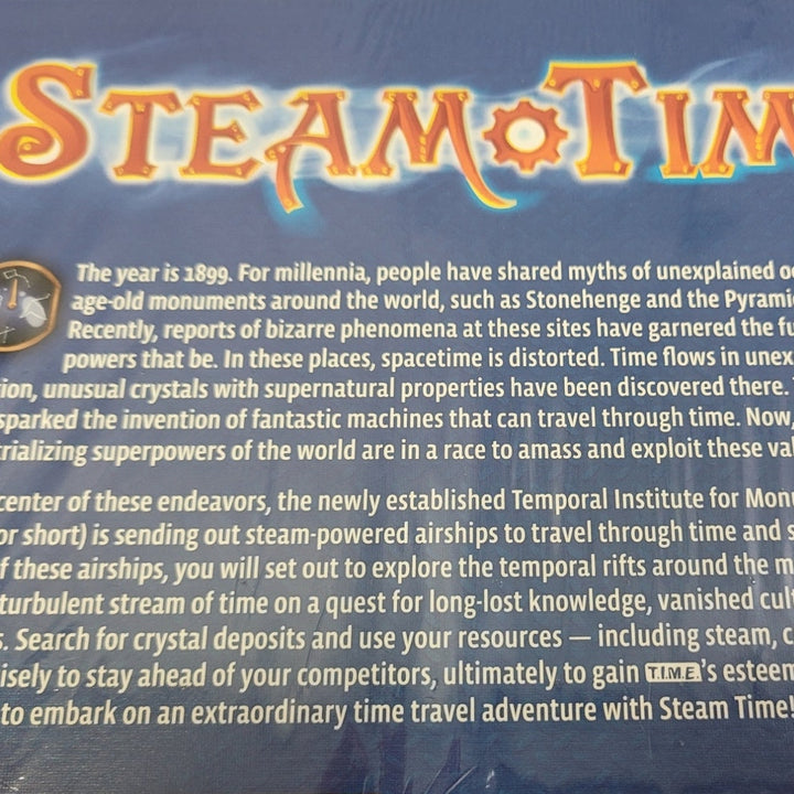 New 2015 Thames &amp; Kosmos Steam Time Steam Punk Board Game Factory Sealed