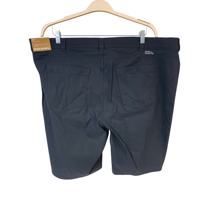 New Eddie Bauer Womens Black Rainier Bermuda UPF 50+ Mid Rise Outdoor Shorts