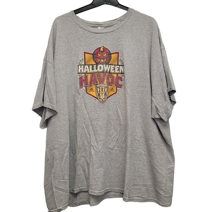 Gildan Mens 3XL Halloween Havoc Gateway Rush Soccer Short Sleeve Tee Shirt