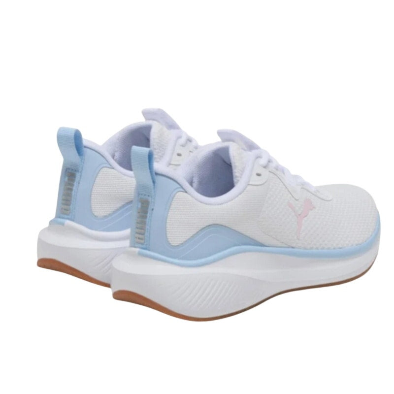 New In Box Puma Womens Size 8.5 White Blue Lace Up Skyrocket Sneaker Shoes