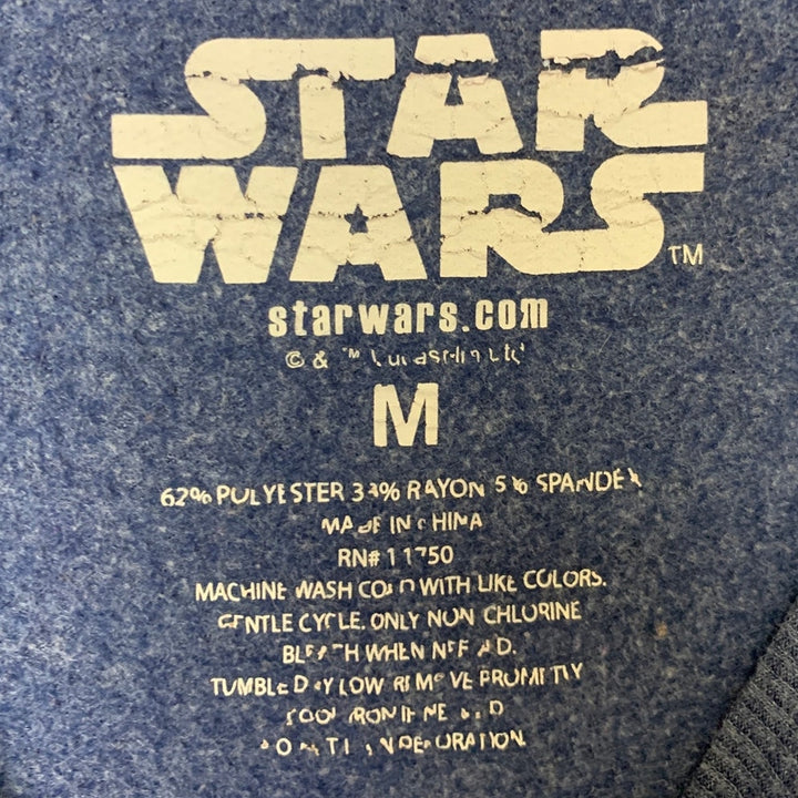 Star Wars Mens Medium R2D2 Chewbacca Character Long Sleeve Crew Neck Sweatshirt