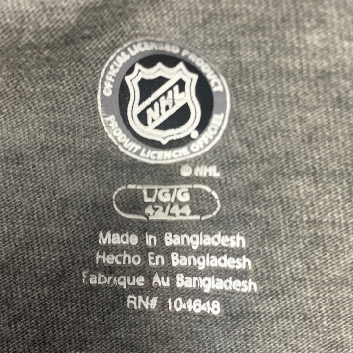 NHL Mens Large Heathered St Louis Blues Hockey Short Sleeve Crew Neck Tee Shirt