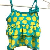 New Koala Kids 3-6 Months Baby Girls 2 Piece Lemon Ruffled Bikini Swim Suit Set