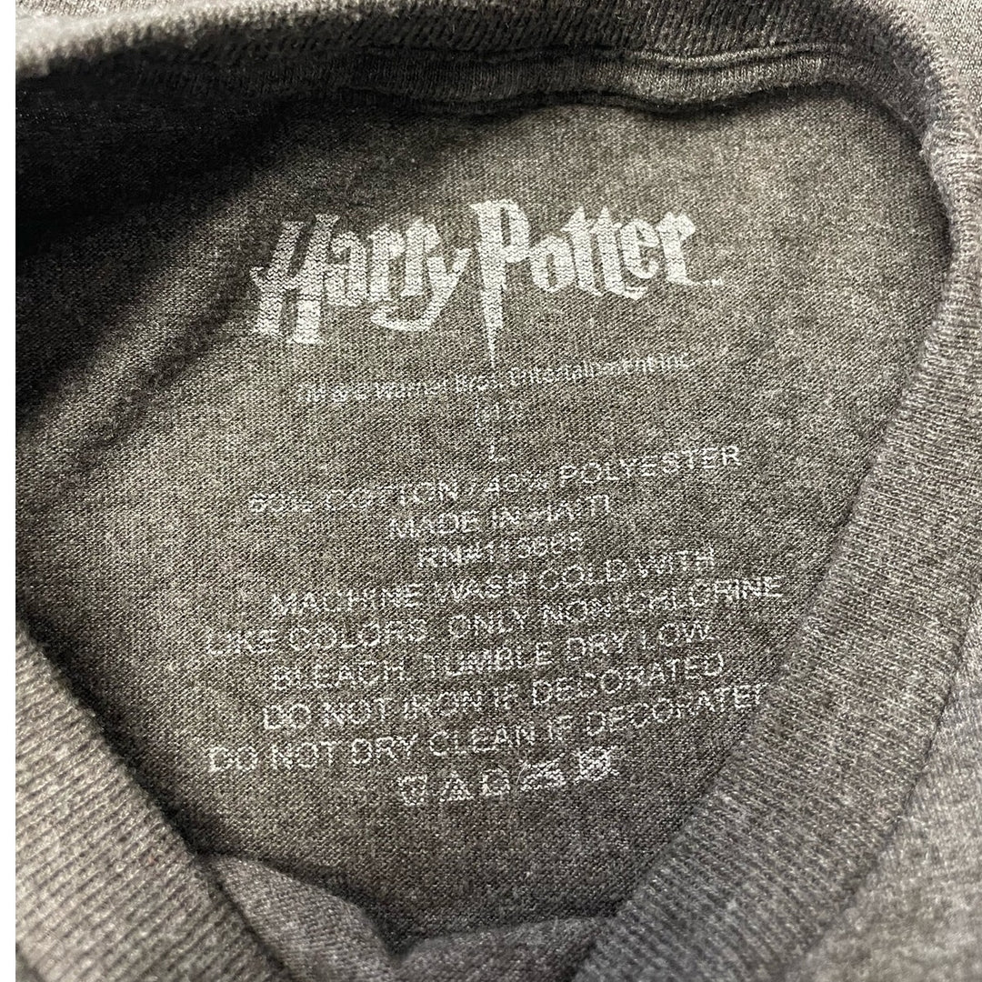 Harry Potter Hogwarts Mens Large Cotton Blend Short Sleeve Crew Neck Tee Shirt