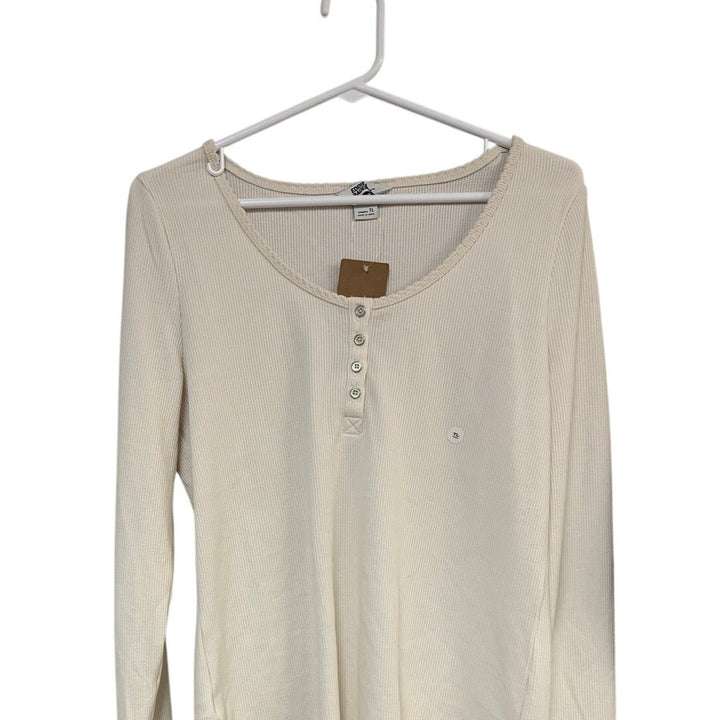2 New Eddie Bauer Womens Large Tall Tempo Hoodie Thermal Henley Tops