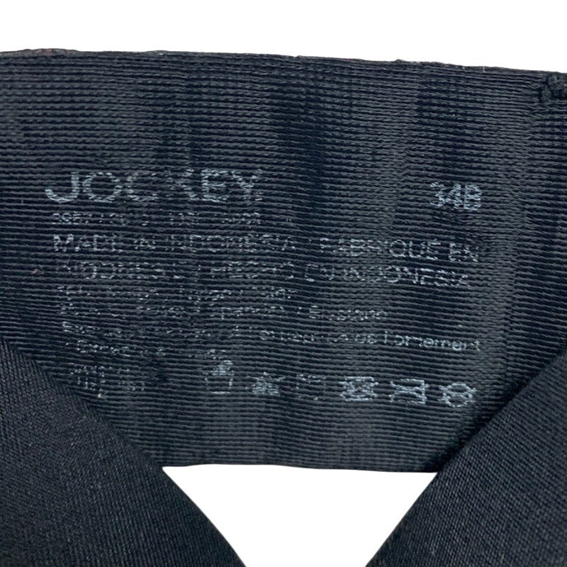 Jockey Womens Size 34B Black Thin Adjustable Strap Padded Underwire Bra
