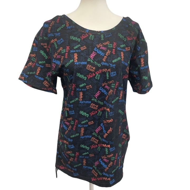 Love Love Love Womens 3X Short Sleeve Adjustable Side Cinch Tee Shirt