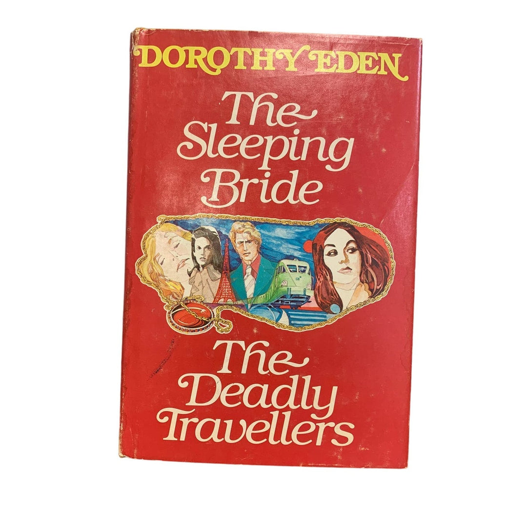 Vintage 1959 The Sleeping Bride &amp; The Deadly Travelers 2-in-1 Hardcover by Eden