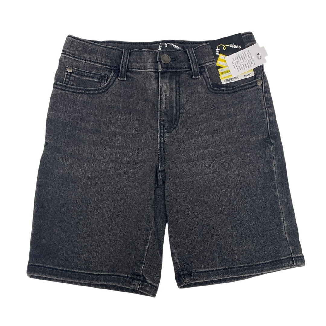 NWT New Art Class Girls Medium Adjustable Waist At Knee Denim Jean Shorts