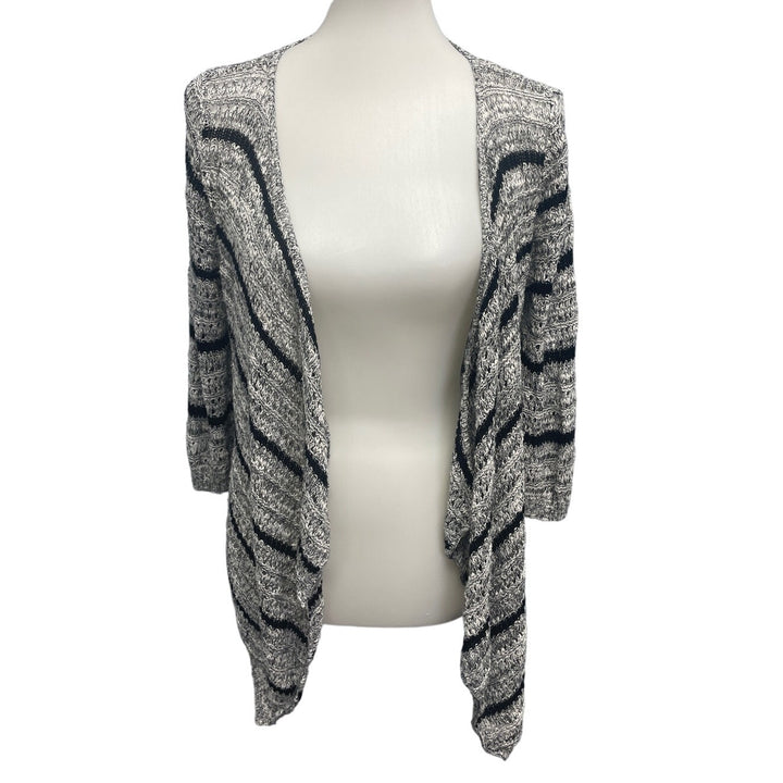 Mossimo Supply Co Womens Large PolyCotton Open Cardigan Loose Weave Sweater