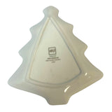 Vintage Mikasa Fine Porcelain Holiday Elegance Gold Trimmed Christmas Tree Dish