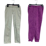 2 Cat & Jack DSG Girls Medium (10/12) Sweatpants Joggers Straight Uniform Pants